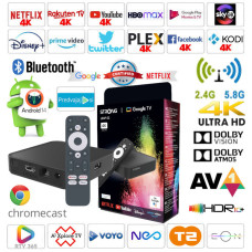 Android box 4K UHD 2/16GB Android 14 Strong LEAP S3 Amlogic S905Y4 Kodi 20+ HDR10+, Dolby Atmos, Vision AV1/H.265, USB, Wifi 5, LAN Android box 4K UHD 2/16GB Android 14 Strong LEAP S3 Amlogic S905Y4 Kodi 20+ HDR10+, Dolby Atmos, Vision AV1/H.265, USB, Wifi 5, LAN