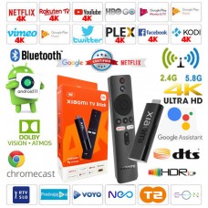 Rabljen 4K UHD AV1 Android TV Xiaomi Mi Stick TV ključek Android 11 multimedijski predvajalnik Chromecast, Dolby Vision + Atmos, DTS