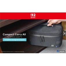 Torbica Hori Kompaktna nesi vse (črna) torba za prenos konzole Nintendo Switch 2, SWITCH, SWITCH OLED