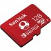 SanDisk MarioKart pomnilniška kartica microSDXC za Nintendo Switch 128 GB, do 100MB/s branje, 90MB/s pisanje, U3, C10, A1, UHS-1