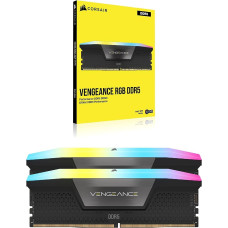 Pomnilnik CORSAIR VENGEANCE RGB DDR5 32GB (2x16GB) 6000MHz CL36 (CMH32GX5M2E6000Z36) Pomnilnik CORSAIR VENGEANCE RGB DDR5 32GB (2x16GB) 6000MHz CL36 (CMH32GX5M2E6000Z36)
