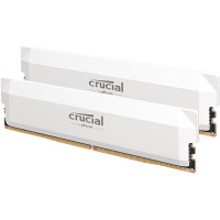 Pomnilnik Crucial Pro Overclocking DDR5 64GB bel Kit (2x32GB) 6400MHz CL40 (CP2K32G64C40U5W) Pomnilnik Crucial Pro Overclocking DDR5 64GB bel Kit (2x32GB) 6400MHz CL40 (CP2K32G64C40U5W)