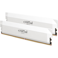 Pomnilnik Crucial Pro Overclocking DDR5 64GB bel Kit (2x32GB) 6400MHz CL40 (CP2K32G64C40U5W) Pomnilnik Crucial Pro Overclocking DDR5 64GB bel Kit (2x32GB) 6400MHz CL40 (CP2K32G64C40U5W)