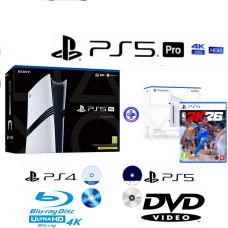 SONY Playstation 5 Pro 2TB + Optični bralnik + NBA 2K26